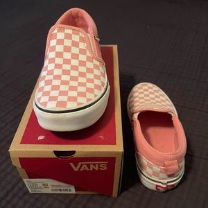 Pink Checkered Vans